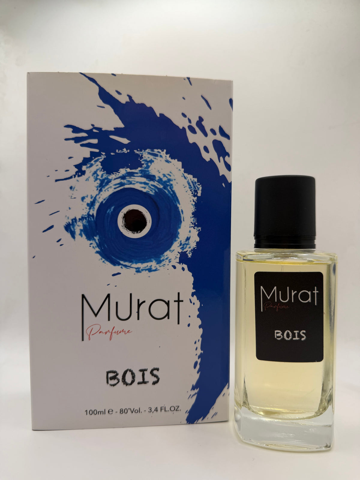 Murat BOIS 100ml - Profumo Unisex con Note di Ambra Legnoso Talcato Iris Dolce Aromatico Mielato Balsamico Vanigliato e Speziato Caldo