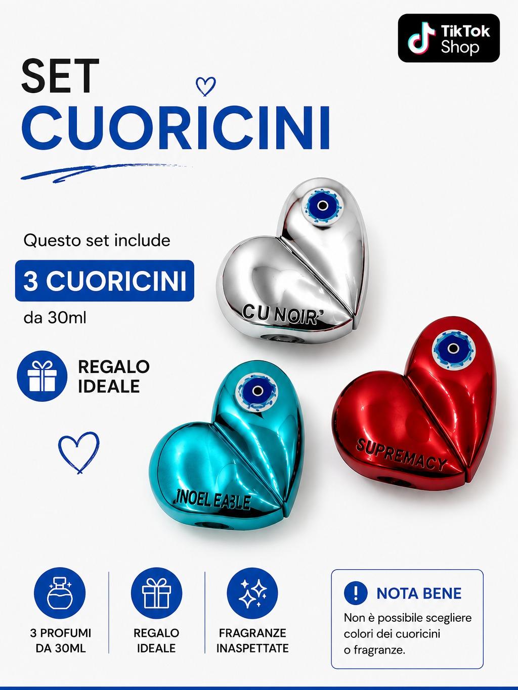 Set 3 Cuoricini Murat Parfume