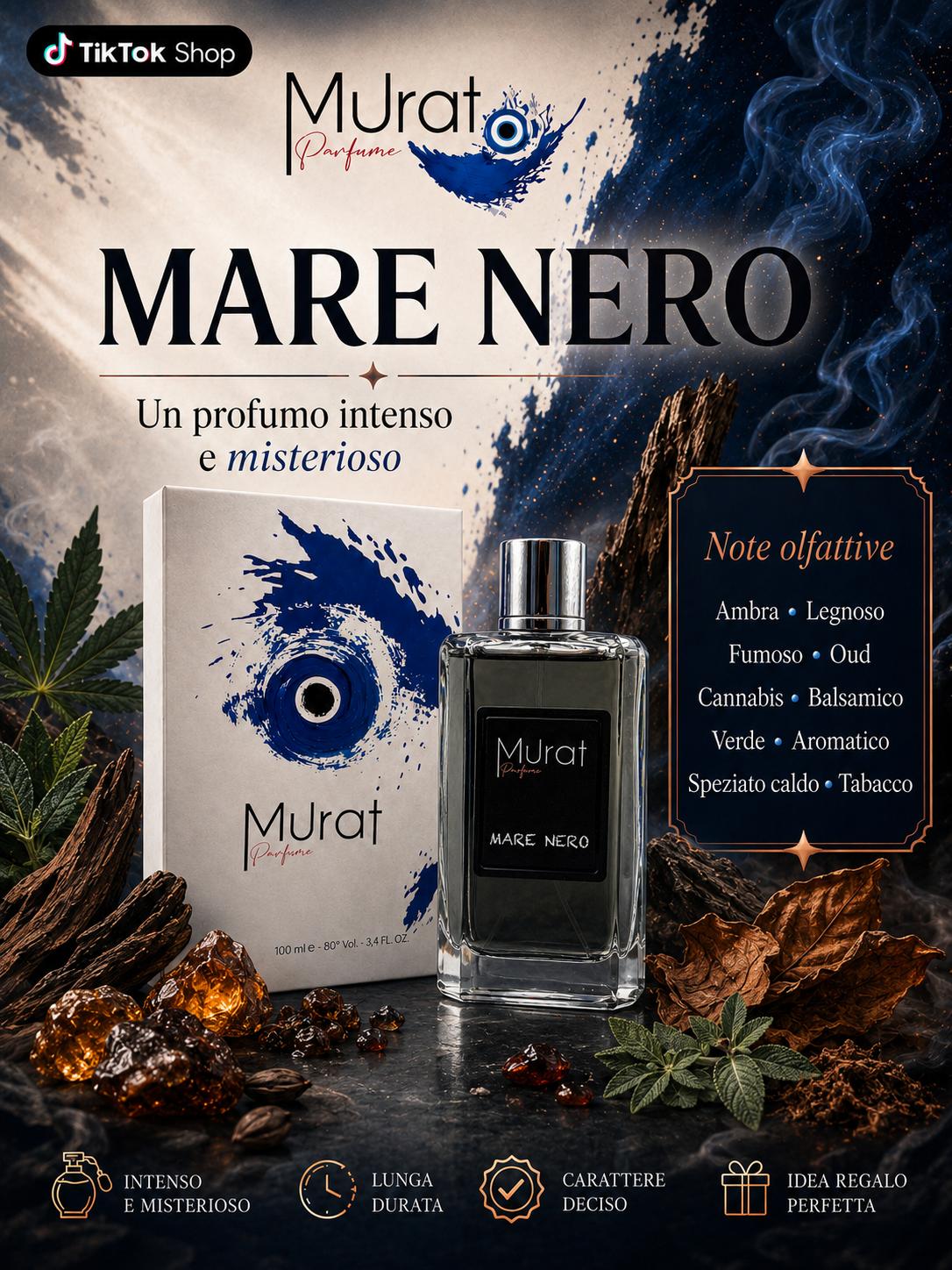 Murat Parfume MARE NERO – Profumo Unisex 100 ml