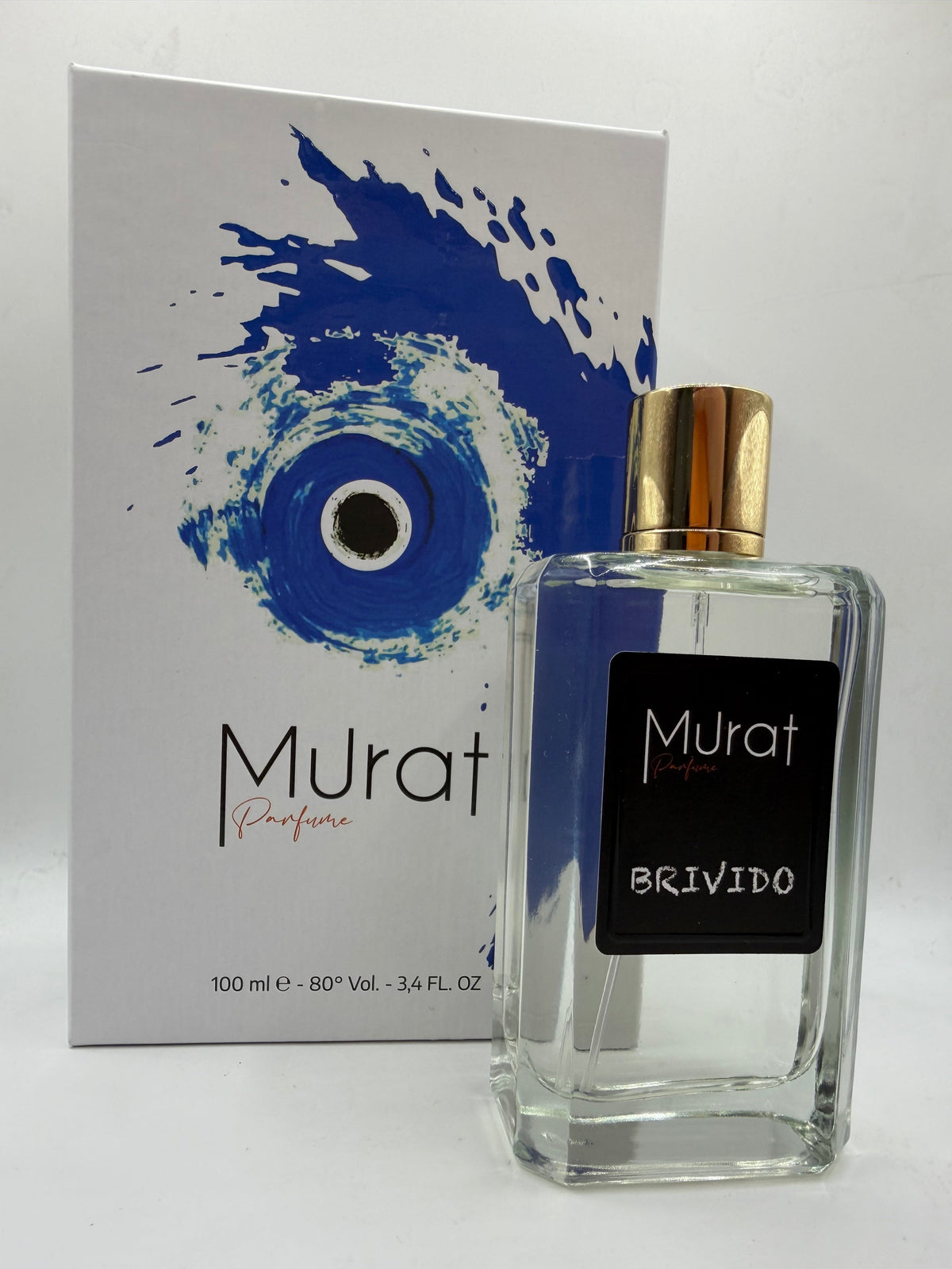 Murat BRIVIDO Profumo Uomo con Note di Zafferano Cardamomo Cumino Rosa di Damasco e Sandalo 100ml